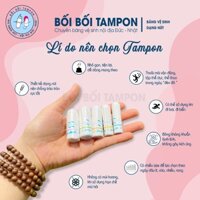 Tách Lẻ 25 Chiếc Dùng Thử Tampon Facelle Đức Tiện Lợi, Khô Thoáng, Hạn Chế Mùi