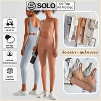 Tách lẻ Bộ tập gym nữ tập thể thao nữ ❤️SIÊU XỊN❤️ thun poly mịn co giãn cạp cao gen bụng áo bra có mút 031 931 𝐆𝐘𝐌𝐒𝐓𝐎𝐑𝐄