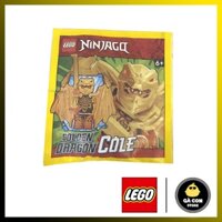 [Tách set và Poly] LEGO Ninjago Crystalized Golden Dragon Cole minifigure