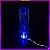 [Tachiuwa2] Núm Gạt Cần Số Ô Tô Có Đèn LED Xanh Dương Hình Bong Bóng Pha Lê 15cm