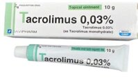 Tacrolimus 0.03% Davi 10g điều trị viêm da dị ứng, chàm, viêm da cơ địa, bạch tạng