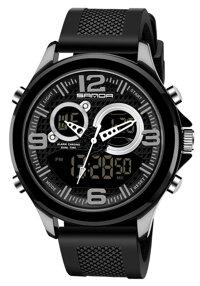 Tactical Analog Digital Watch Sport Outdoor Multifunction Alarm Clock Stopwatch LED Watches for Men