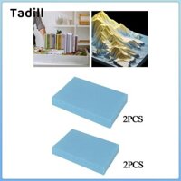 Tadill 2 Chiếc Tấm Xốp Tấm Bọt Ban Mật Độ Cao Handmade Rectang (Màu Xanh) Chất Liệu DIY Thủ Công Nghệ Thuật Núi Điêu Khắc DIY