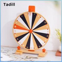 Tadill Gỗ Giải Thưởng Bánh Xe Để Bàn Bánh Xe May Mắn 24 Khe Có Chân Đế Nhẹ Đa Năng Đồ Chơi Roulette Bánh Xe Cho Lễ Hội Đảng