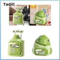 Tadill Trẻ Em Heo Đất Chắc Chắn Tự Động Cuộn Hộp Tiết Kiệm Tiền Máy ATM Tiền Điện Tử Đồ Chơi Ngân Hàng Cho 3-9 Tuổi Quà Tặng