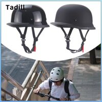 Tadill Xe Máy Nửa Mũ Bảo Hiểm Nam Nữ Có Dây Đeo cằm Có Thể Điều Chỉnh Thiết Kế Retro Mũ Bảo Hiểm Nhẹ Cho Chopper Trượt Băng