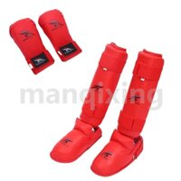 Taekwondo đồ bảo hộ chân shin guard trẻ em người lớn găng tay karate bảo vệ chân