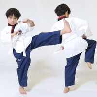 Taekwondo Nhân Vật Quần Áo Hải Quân Xanh Đỏ Taekwondo Quần Áo Trình Diễn Thi Đấu Huấn Luyện Nhân Vật Chiến Đấu Trẻ Em Quần Áo Người Lớn tjd3.6