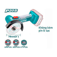 TAGLI7601 máy cắt / mài mini dùng pin 20V total ( không kèm pin & sạc)