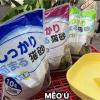 TẢI 3 BAO CÁT NHẬT TRẮNG 10L 7kg - CÁT VỆ SINH CHO MÈO