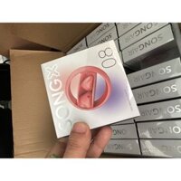 Tai Bluetooth SONGX AIR SX08 TWS X-Bass Chống nước IPX4 , thời gian chờ 25 giờ (ĐEN - CAM)