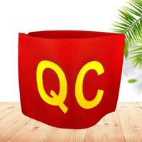 Tại chỗ IPQC Băng tay QA Trưởng Nhóm kéo dài nhân viên an toàn Băng tay làm nhiệm vụ quản lý chất lượng QC Băng tay đỏ tùy chỉnh