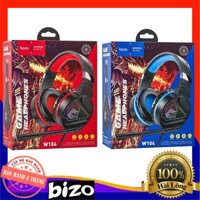 ⭐TAI GAMING⭐Tai nghe chụp tai Hoco W104, tai nghe cho game thủ, tai nghe có dây có mic kèm đèn led, âm cực chuẩn