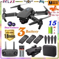 🚚Tại Hà Nội✅ Flycam E88 Pro Drone 4K HD Camera Kép Có Định Vị 1080P WiFi Pin Khỏe Bay Xa 200M Máy bay