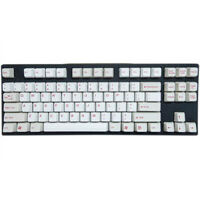 Tai-Hao Double Shot ABS White/Red Text – Full 104 Keys