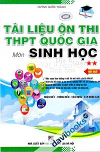 Tài Liệu Ôn Thi THPT Quốc Gia Môn Sinh Học Tập 2