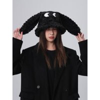 Tai Lớn Chó Hoạt Hình Cừu Lông Cừu Xô Mũ Nữ Ấm Bảo Vệ Tai Dễ Thương Mũ Chui Đầu MZMZ324