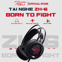 tai ngeh chụp tai ZIDLI ZH6- 7.1 - Tray- Born to Fight- BEST SELLER  - TAI NGHE QUỐC DÂN