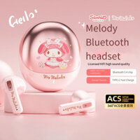 Tai nghe 5.4 tương thích Bluetooth không dây Miniso Sanrio: Cuộc gọi HD, Điều khiển cảm ứng Feiy