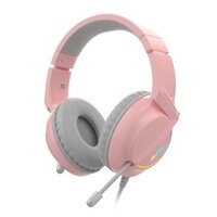 Tai Nghe  Ajazz AX365 Gaming Headset -Pink- Chính hãng
