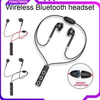 Tai nghe âm thanh nổi tương thích Bluetooth không dây FTS ic Tai nghe đeo cổ rảnh tay có Mic