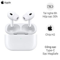 Tai nghe Apple AirPods Pro Gen 2 Hỗ trợ MagSafe Charge (USB-C) Chính hãng, Mới 100%, (Bảo hành VAT đầy đủ)