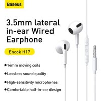 Tai Nghe Baseus Encok H17 3.5mm lateral in-ear Wired Earphone