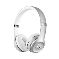 Tai Nghe Beats Solo3 Wireless màu Bạc -  Likenew ( không vỏ hộp, kèm túi vải, cáp sạc)