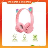 Tai nghe bluetooth 5.0 mini LinkeeTech P47M tai mèo loại mini, kèm micro có cỗng 3.5mm MSP59574