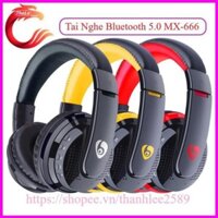 Tai Nghe Bluetooth 5.0 MX-666 Stereo/ Sống Động/ Trung Thực/ Âm Bass Mạnh Mẽ