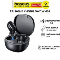 Tai Nghe Bluetooth 5.0 True Wireless Baseus Encok WM01 TWS Chống Ồn