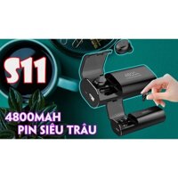 Tai Nghe Bluetooth 5.0 TWS S11 - Chống Nước IPX5 -kim sac du phong - Pin 4800