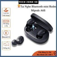 Tai nghe Bluetooth 5.0 TWS nhét tai không dây A6S với Mic chất lượng cao tặng 2 đôi mút tai.