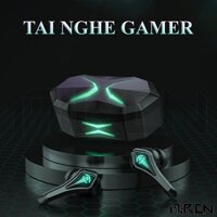 Tai Nghe Bluetooth 5.2 True Wireless A10 Chuyên Game Hạn Chế Độ Trì Hoãn Tối Đa Cho Gamer Đèn Led Huyền Bí - Chính Hãng