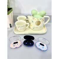 Tai nghe bluetooth 5.3 pin trâu.Cảm ứng phiên bản siêu mỏng không gây đau tai khi nằm nghiêng. màn hình LED hiển thị pin