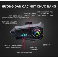 tai nghe bluetooth 5.3 Tai nghe Bluetooth cho mũ bảo hiểm Chống Nước Ipx6 2000Mah Dùng Khi Lái Xe Mô Tô Và Phụ Kiện