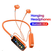 Tai nghe Bluetooth 5.4 không dây khử tiếng ồn Twitch S10 Hifi Chất lượng âm thanh tốt Tai nghe đeo cổ kỹ thuật số gắn trên cổ