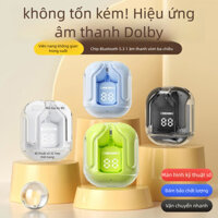 Tai nghe Bluetooth Air 31 HK3 Màn hình kỹ thuật số pha lê trong suốt Cuộc gọi Khử tiếng ồnTWS
