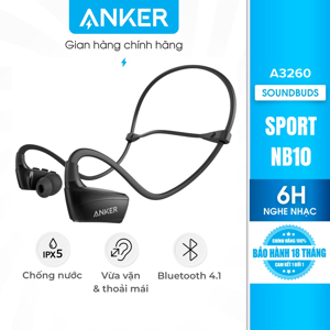 Tai nghe Bluetooth Anker SoundBuds Sport NB10 (NB.021)