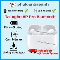Tai Nghe Bluetooth AP PRO Bản Cao Cấp - Tai Nghe Không Dây Định Vị - Đổi Tên - Sạc Không Dây