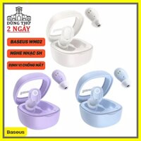 Tai nghe bluetooth Baseus WM02/ WM01,êm tai, chống ồn, định vị chống mất, cảm ứng chạm, bh 12 tháng