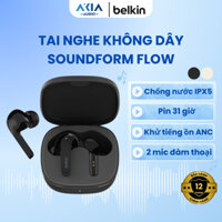 Tai nghe Bluetooth Belkin SOUNDFORM Flow, Khử tiếng ồn ANC, Chống nước tốt, Bảo hành 12 tháng