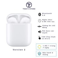 Tai nghe Bluetooth cao cấp 2, Chip Louda hổ vằn 1562M và jerry A8s, pin 8h, cảm biến chạm, bass mạnh, xuyên âm chống ồn