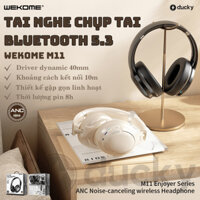 Tai Nghe Bluetooth Chụp Tai Wekome M11 Có Mic, Chống Ồn, Đệm Tai Bằng Da Mềm Thoải Mái Wekome M11, Chính Hãng BH 12 Thán