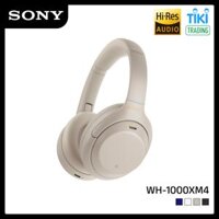 Tai Nghe Bluetooth Chụp Tai Sony WH-1000XM4 Hi-Res Noise Canceling - Hàng Chính Hãng - Bạc
