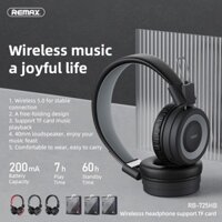 Tai nghe Bluetooth chụp tai Remax RB-725HB v5.0 hỗ trợ thẻ nhớ/Tai nghe Remax 620HB