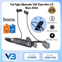 Tai Nghe Bluetooth Đeo Cổ Hoco ES62 -Tai Nghe Bluetooth Kiểu Dáng Thể Thao Hỗ Trợ Mic Đàm Thoại,120h nghe nhạc