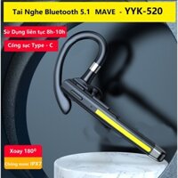 Tai Nghe Bluetooth Doanh Nhân Thể Thao Móc Tai Đơn  5.1 Dung Lượng Pin 60mAh Sử Dụng Đàm Thoại Và Nghe Nhạc Từ 8h - 10h.