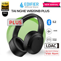 Tai Nghe Bluetooth Edifier W820NB Plus3 Màu, Chống Ồn Chủ Động, Hires Audio, Gaming, Xuyên Âm, Đàm Thoại Rõ Ràng - Màu Đen