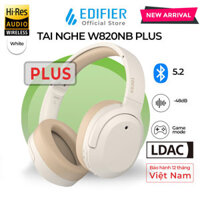 Tai Nghe Bluetooth Edifier W820NB Plus3 Màu, Chống Ồn Chủ Động, Hires Audio, Gaming, Xuyên Âm, Đàm Thoại Rõ Ràng - Màu Trắng Kem